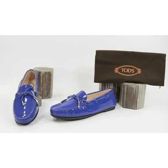 Tod's Gomma Lu Laccetto Patent Leather Moccasins - Picture 2 of 9